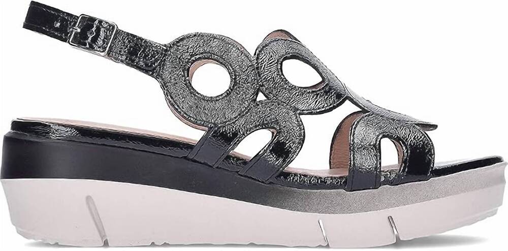 NEW WONDERS women's flynn sandals in black